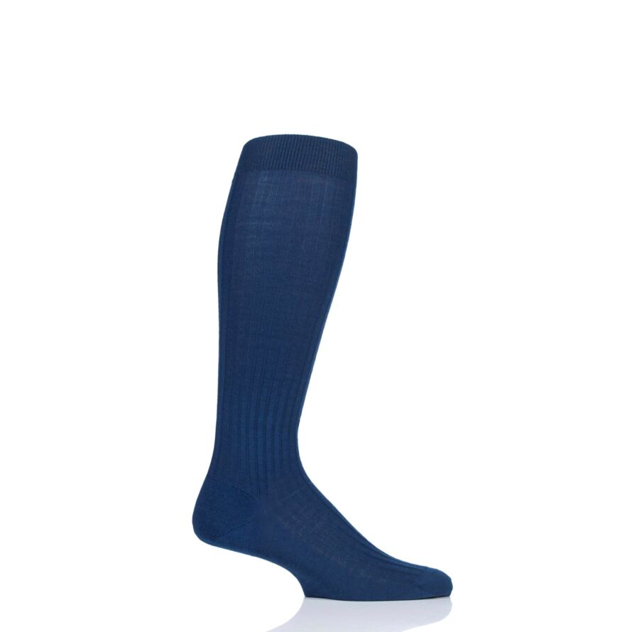 Pantherella Merino Wool Rib Knee High Socks