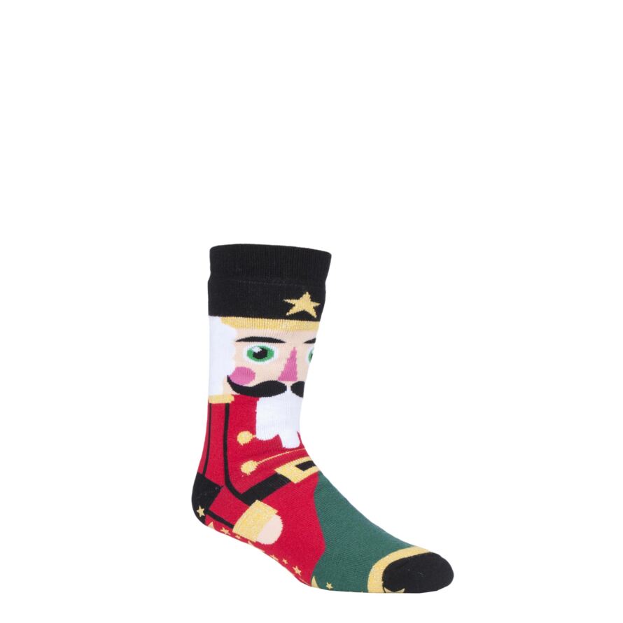 Heat Holders 1 Pair 3.1 TOG Double Layered Christmas Slipper Socks