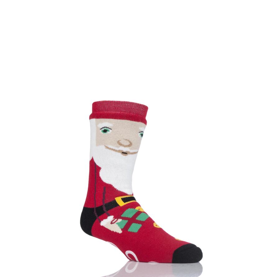 Heat Holders 1 Pair 3.1 TOG Double Layered Christmas Slipper Socks