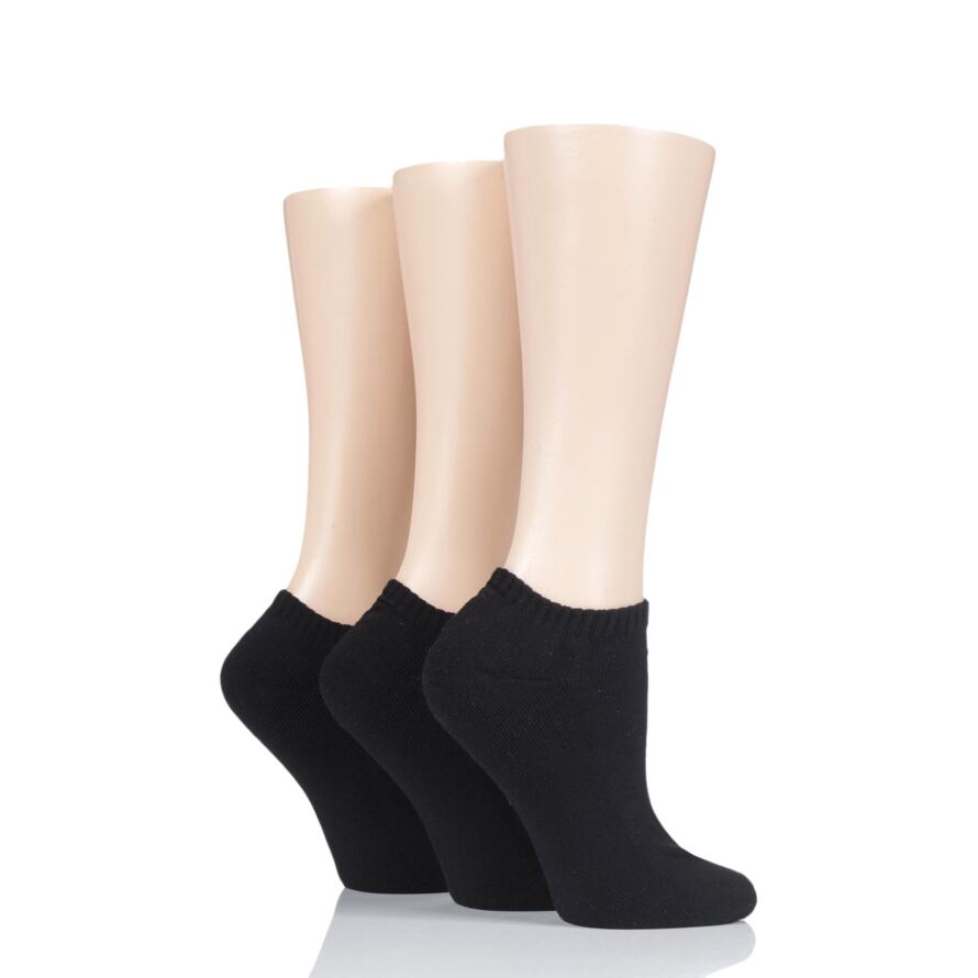 Ladies Glenmuir Cushion Bamboo Sports Trainer Socks from