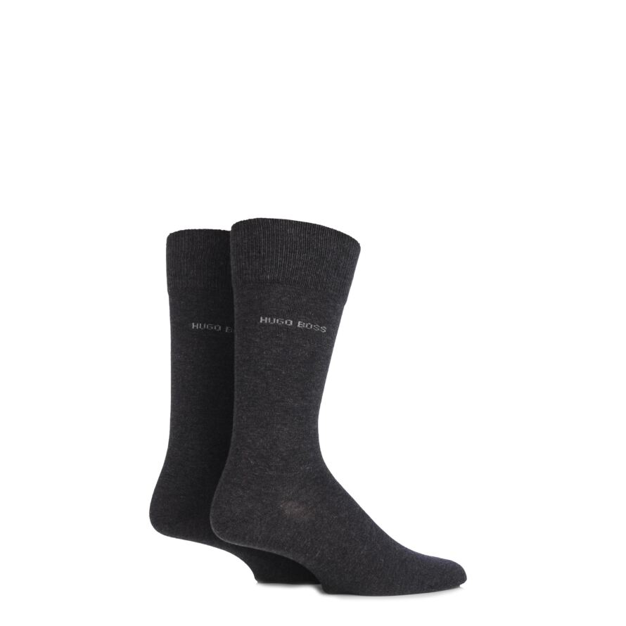 Mens Hugo Boss Plain 75 Cotton Socks from