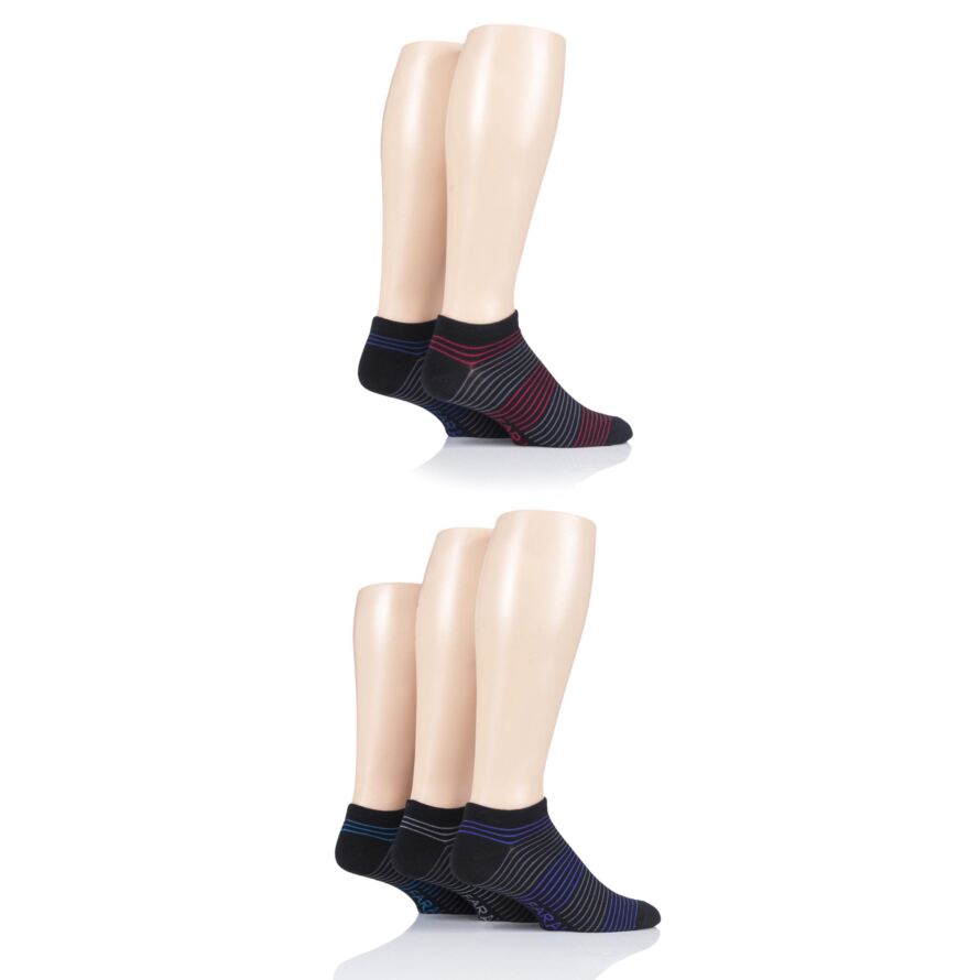 Mens 5 Pair Farah Trainer Socks from