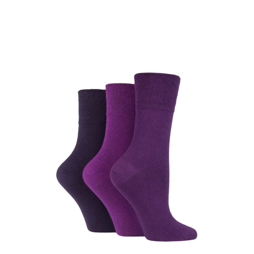 Calzini In Fibra Di Bambù ZombaFlo®, 6 Paia Di Calzini Diabetici Da Uomo Con Impugnatura Morbida, Comodi E Larghi In Cotone Rich Stay Up Socks UK Taglia 6-11 (Argyle Multi Calze Per - Foto 6