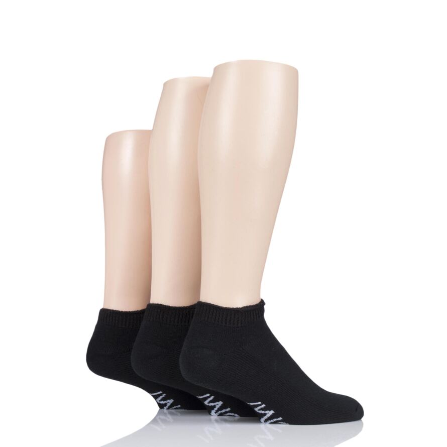 Mens 3 Pair Iomi Footnurse Cushioned Foot Diabetic Trainer Socks from