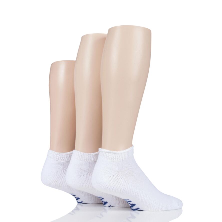 Mens 3 Pair Iomi Footnurse Cushioned Foot Diabetic Trainer Socks from
