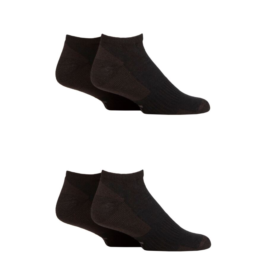 Mens 4 Pair Jeep Cushioned Sports Trainer Socks