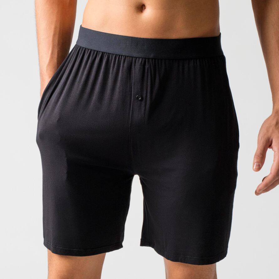 Mens 1 Pack Lazy Panda Bamboo Loungewear Selection Shorts from