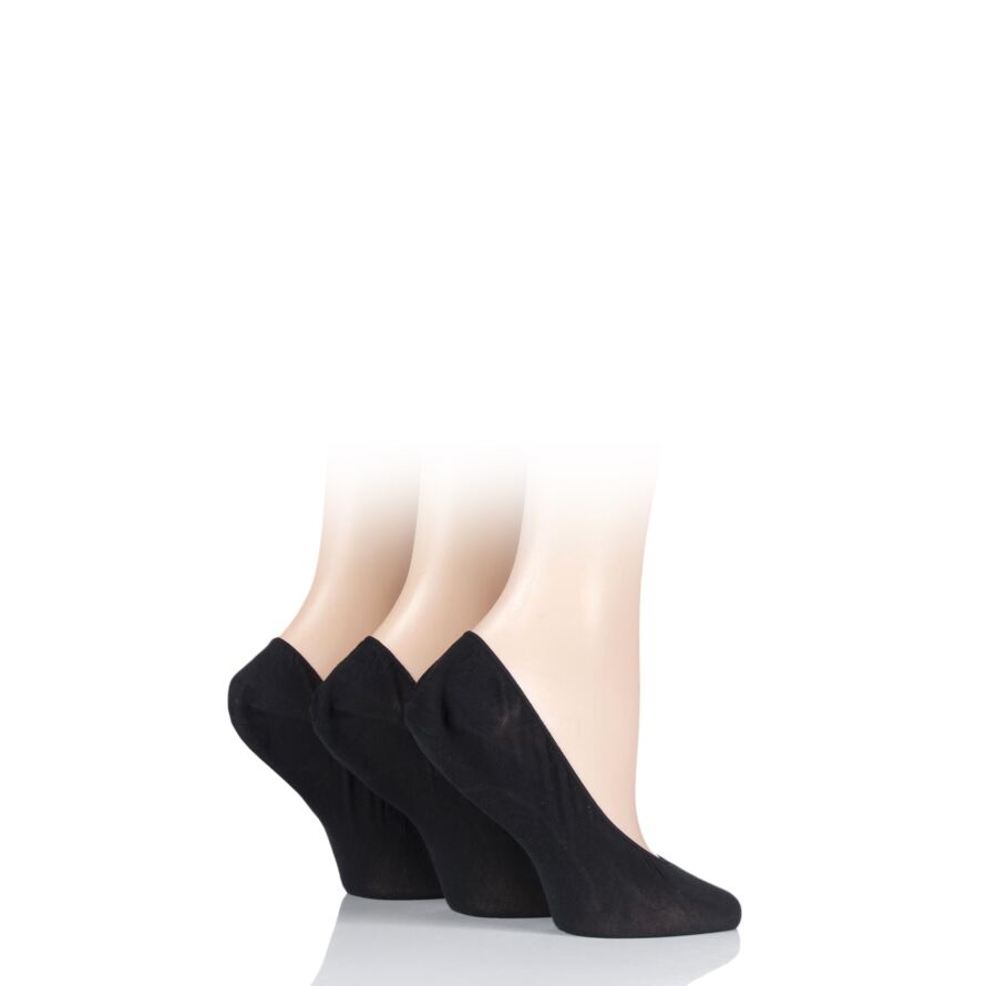 Ladies 3 Pair Elle Tootsie Shoe Liners