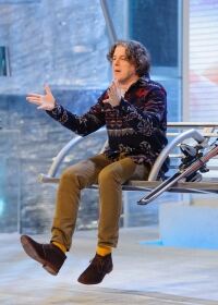 Alan Davies adds a splash of colour