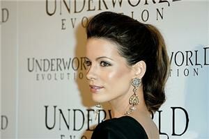 Kate Beckinsale in 'sensual' stripy socks