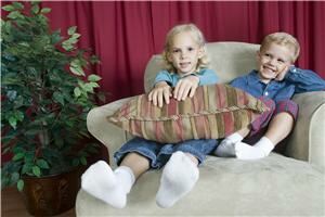 Pupils don bright socks for crazy charity day