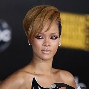 Newspaper print leggings are hot off the press for Rihanna