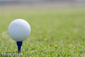 Knee high golf socks on show at US Open