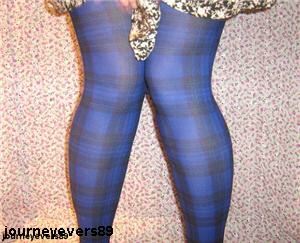 Are patterned tights a part of the 'punky feel' for next spring?