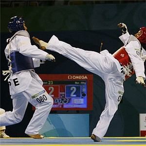 Taekwondo fighter 'disqualified over socks'