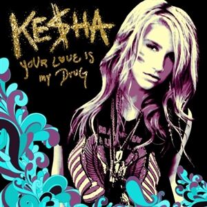 Ke$ha in 3D glasses and leopard print tights shocker