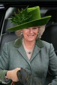 Camilla buys Zulu hat in South Africa