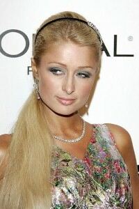 Paris Hilton dons stockings for risque shoot