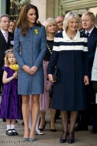 Duchess of Cambridge welcomes spring in sheer tights