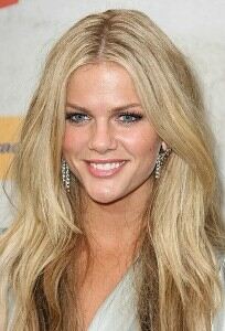 Brooklyn Decker flashes underwear in lace dress