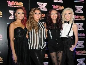 Little Mix's Jade glitters in sparkling ankle socks