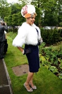 Ascot ladies brave the rain in stunning hats