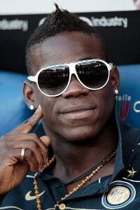Mario Balotelli cavorts in Calvin Klein underwear