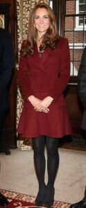 Kate Middleton covers up in opaque tights