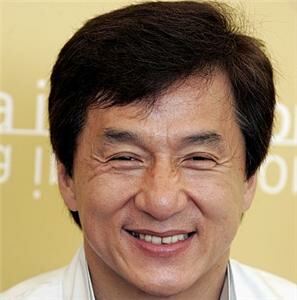 Jackie Chan shows off pressure point socks