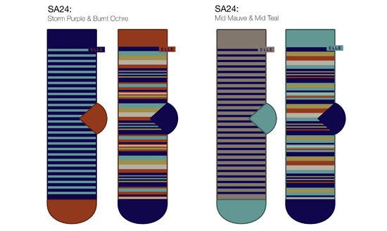 Striped bamboo design