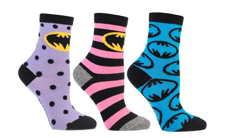 Batman character socks for ladies 