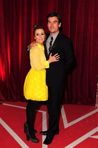 Black and yellow look for Zoe Henry