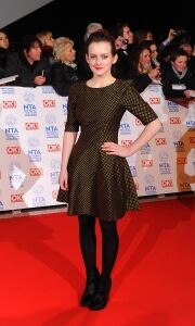 Black tights on show at the NTAs