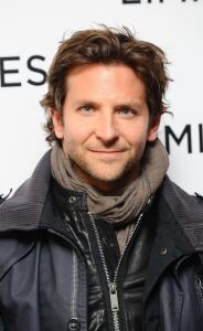 Bradley Cooper models men's scarf