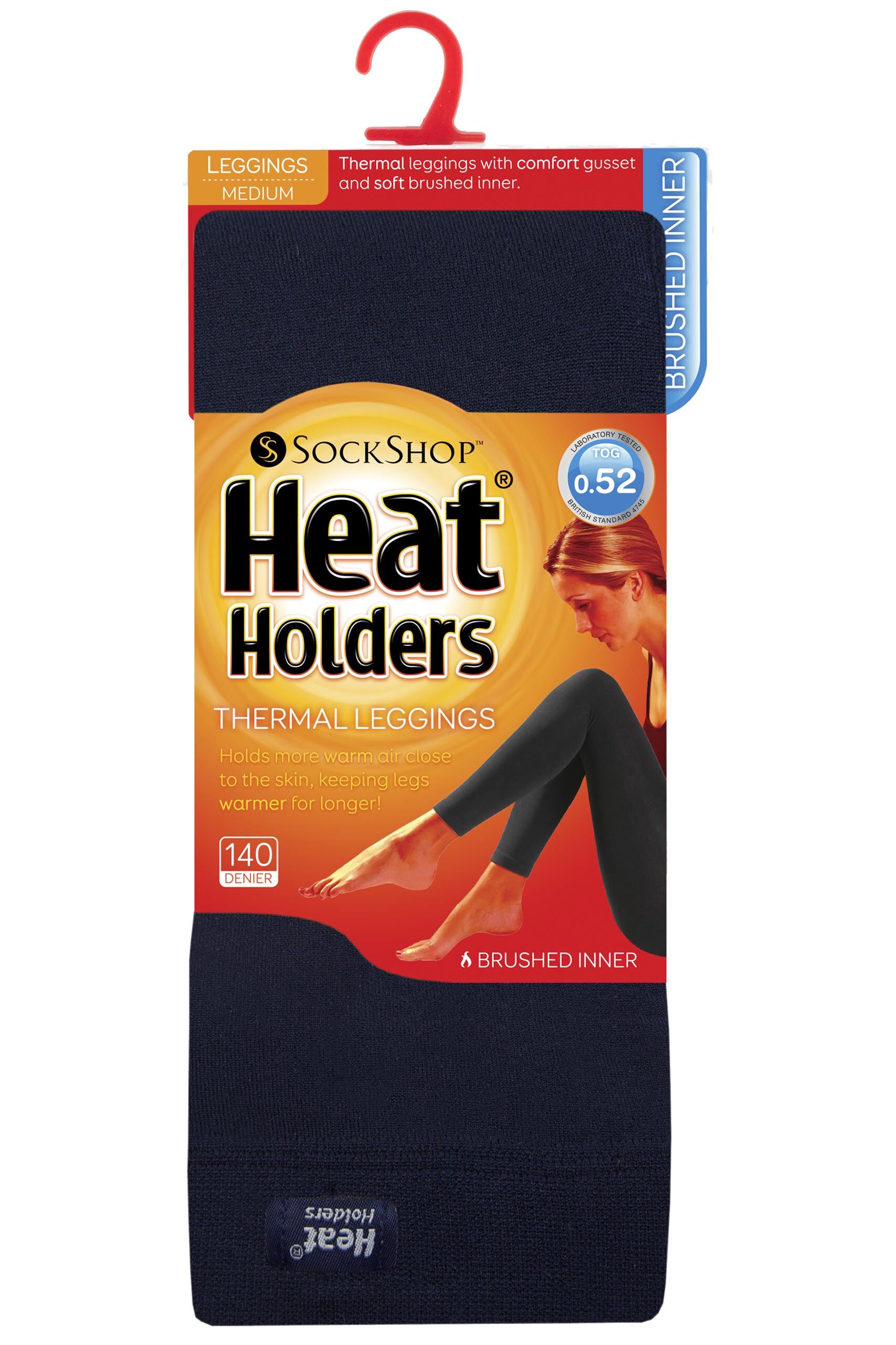 HEAT HOLDERS Damen Thermal Leggings – Super Warm, 0,39 Tog, Gebürstet Innen, Mit Komfortzwickel (1 Paar)