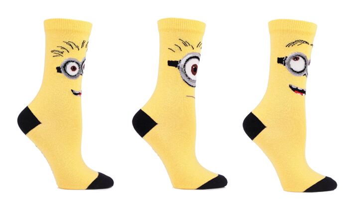 Despicable Me Minions character socks