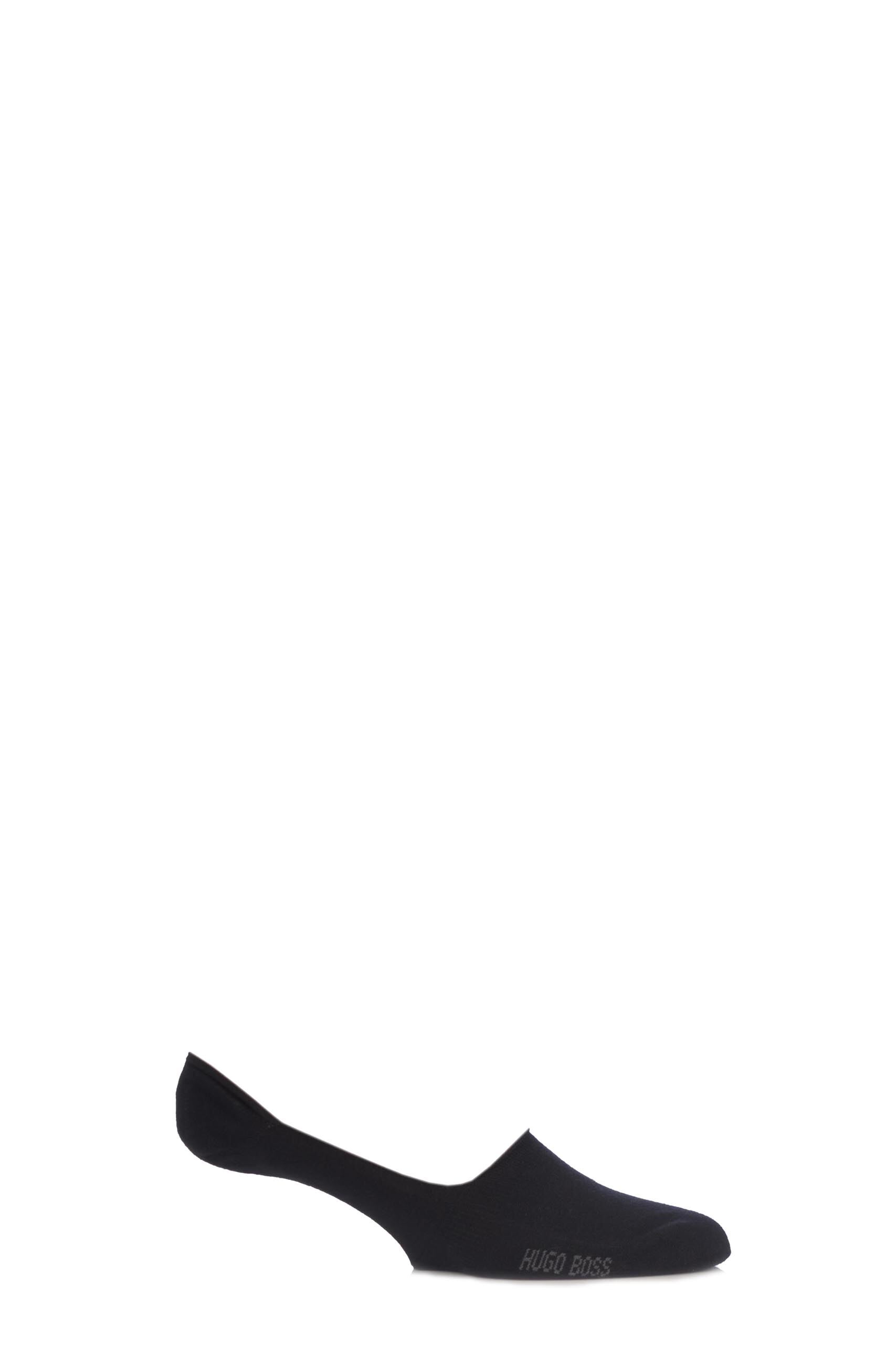 Image of 1 Pair Black BOSS Plain Invisible Stay-On Shoe Liners with Silicone Men's 5.5-8 Mens - Hugo Boss