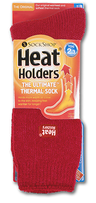 Heat Holders The Ultimate Thermal Sock - Red