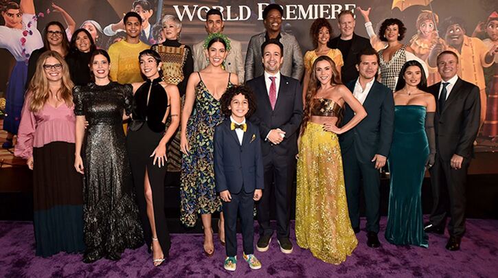 The cast of Encanto at the World Premiere