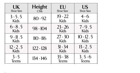 Falke Kids Hosiery - Size Guide Falke Kids Hosiery - Size Guide