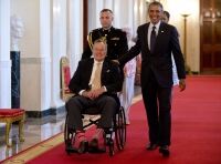 George Bush shows more snazzy socks