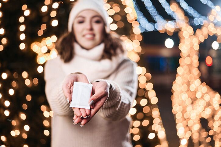 Make hand warmers with your old socks