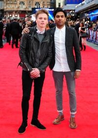 Himesh Patel wears stripy socks