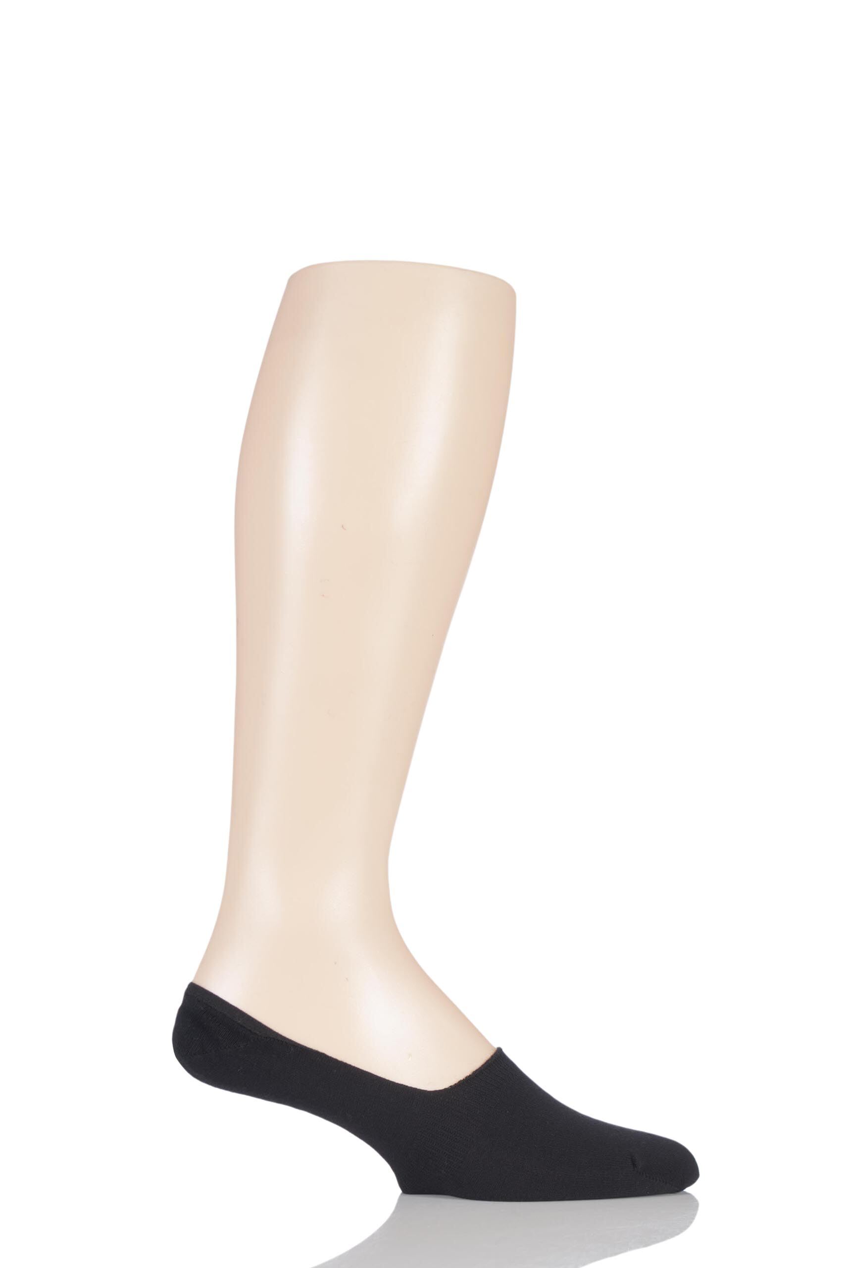 Image of 1 Pair Black Plain Shoe Liners Men's 6-11 Mens - HJ Hall