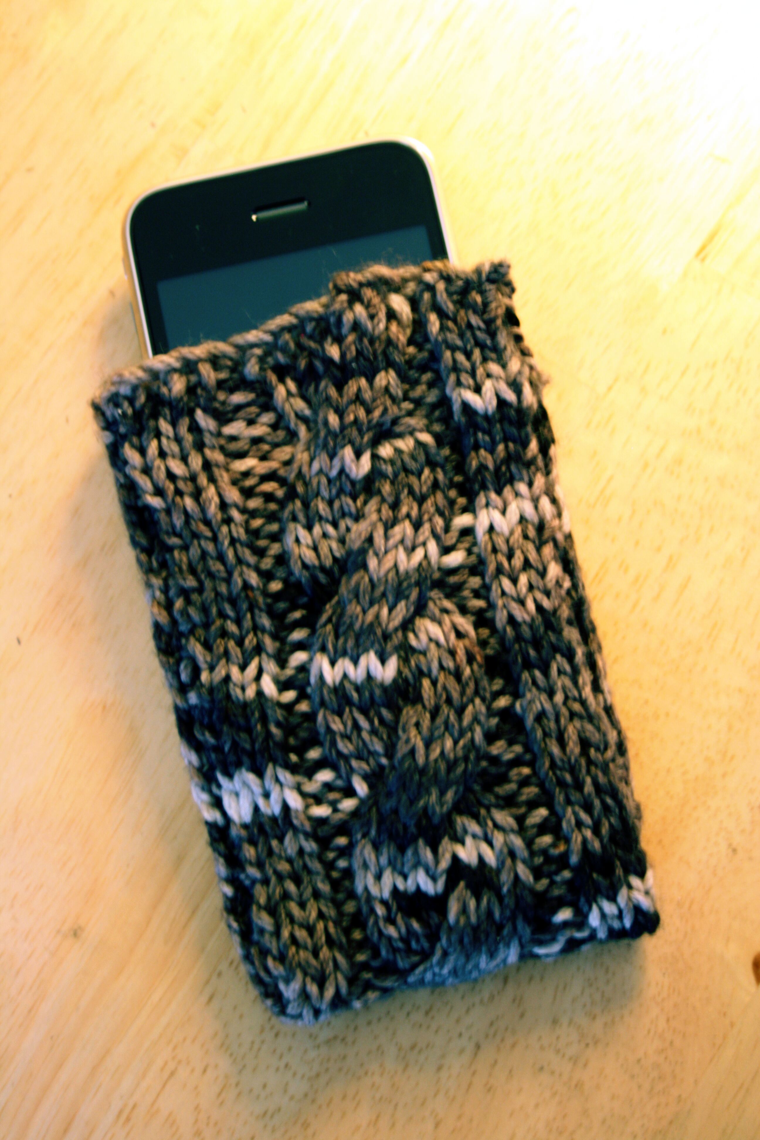Phone sock made from sock