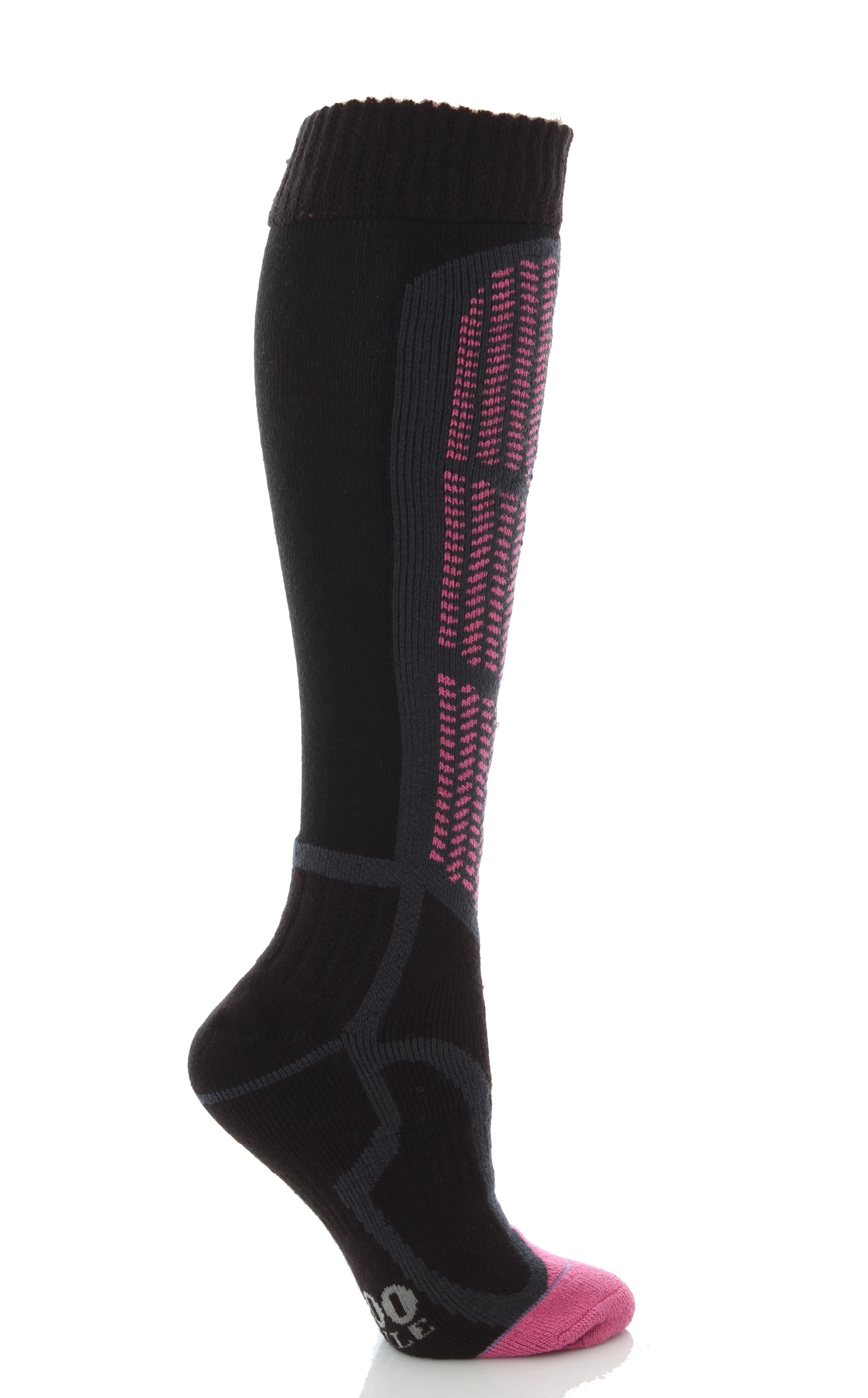 Ladies 1 Pair 1000 Mile Wool Ski Socks Raspberry M – Innospan