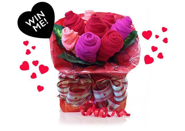 WIN a Valentine's Sock Bouquet >