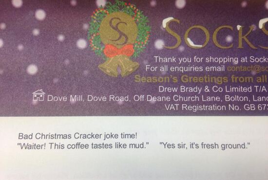 Bad Christmas cracker jokes