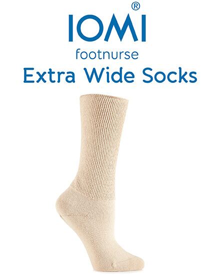 Iomi Extra Wide Footnurse Socks
