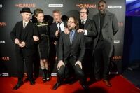 Jasmine wows The Gunman premiere